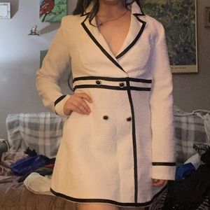 Black and white dress